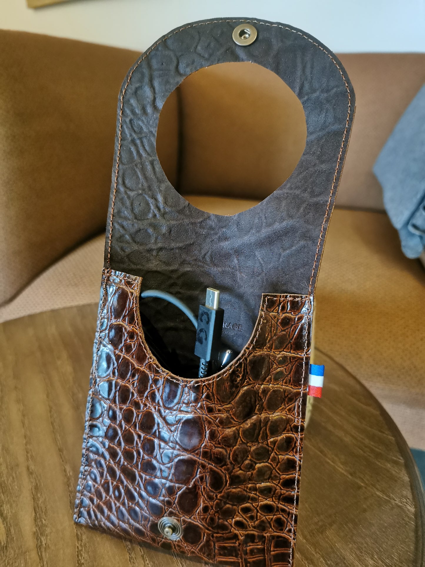 Étui pour chargeur Croco